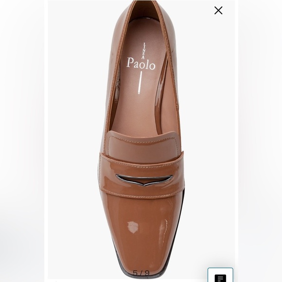 Miramar Penny Loafer Pump Women’s Sz 9.5 by Linea Paolo in Cognac New - Picture 2 of 13